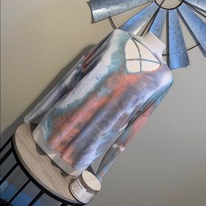 LOVELY MONDAY 💐 TIE DYE KEYHOLE